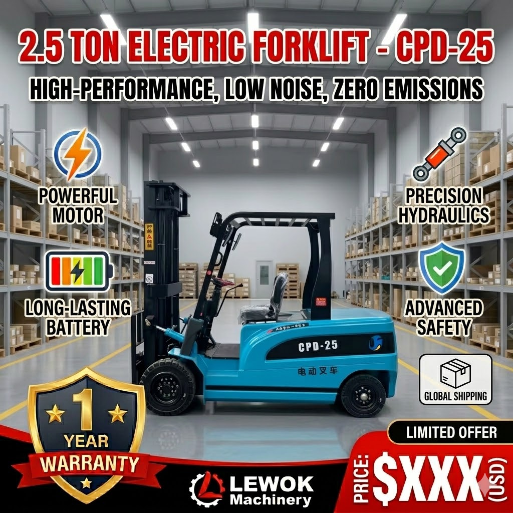 Heavy Equipment Forklift - Montacargas Eléctrico Apilador Eléctrico 2.5 Ton