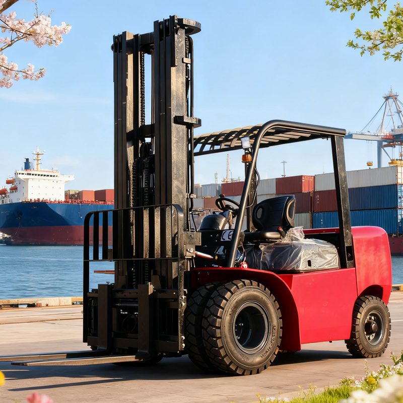 Montacargas Diésel de 8 Tonela - Heavy Equipment Forklift reseña y precio