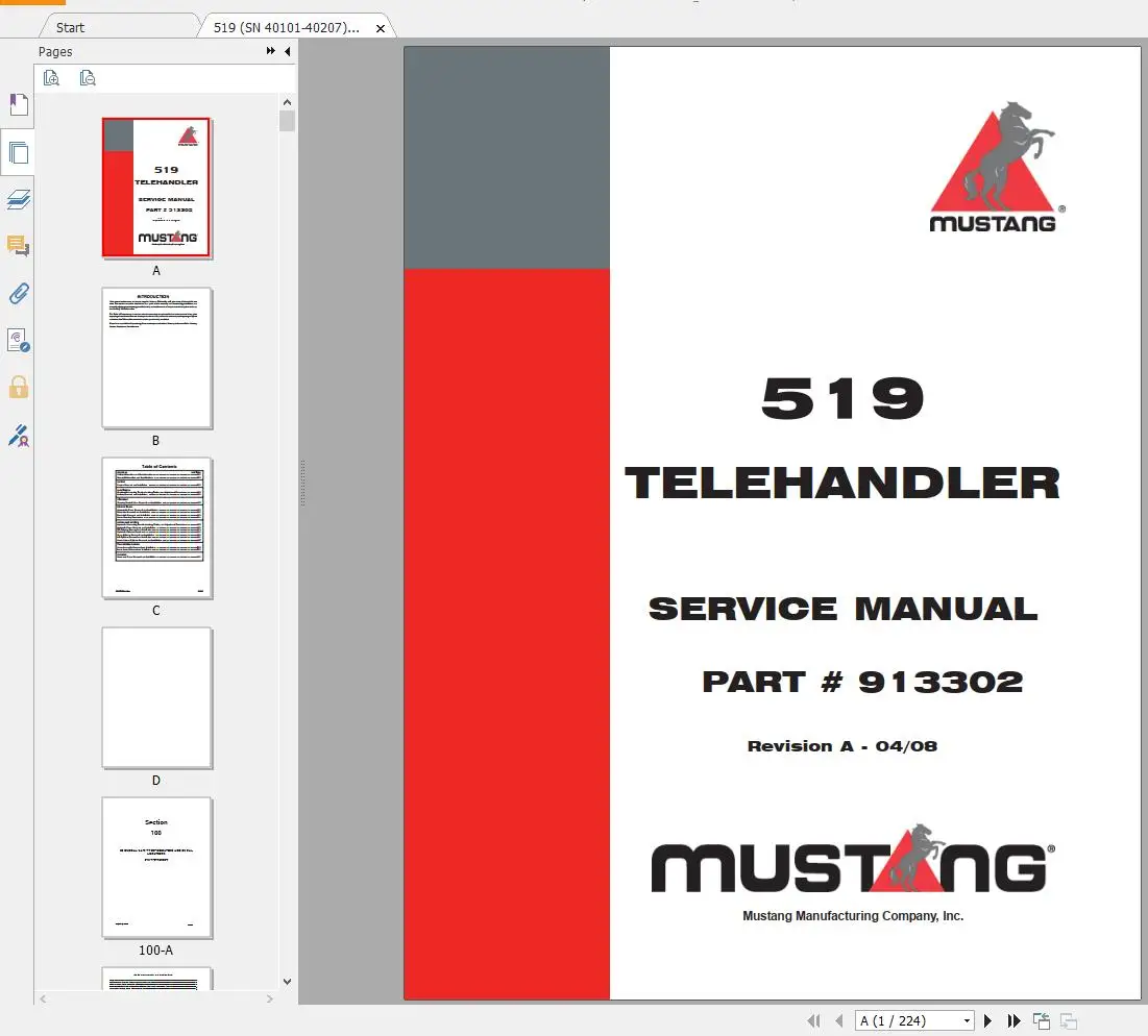 AutoDVD Mustang Maquinaria Equ - Heavy Equipment And Machinery reseña y precio