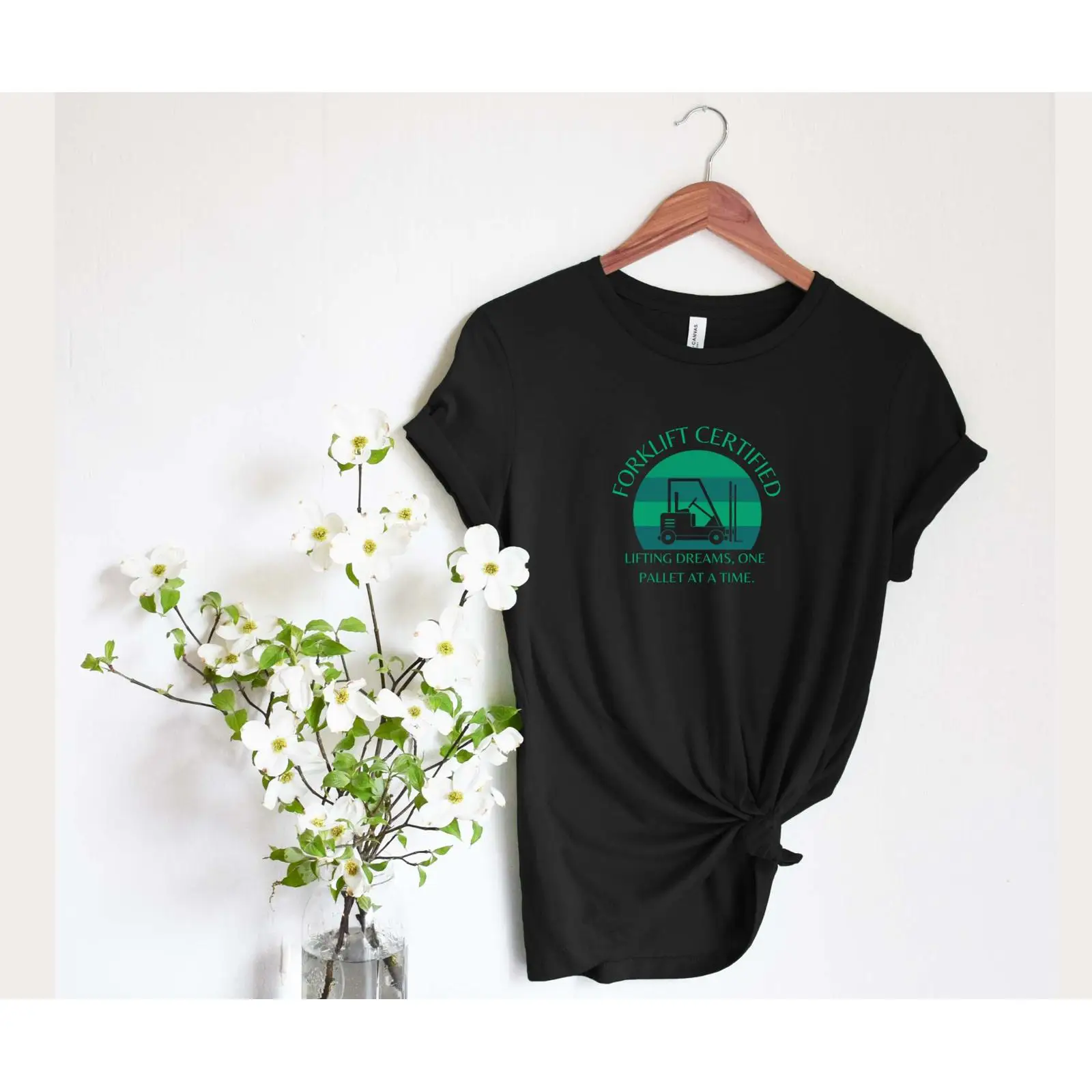 Camiseta divertida certificada - Heavy Equipment Forklift reseña y precio